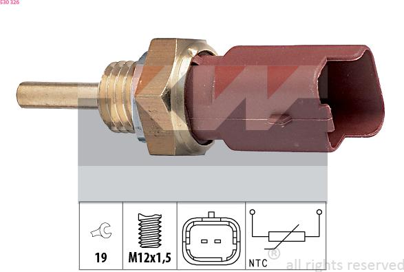 KW 530 326 - Senzor, temperatura rashladne tekućinu www.molydon.hr