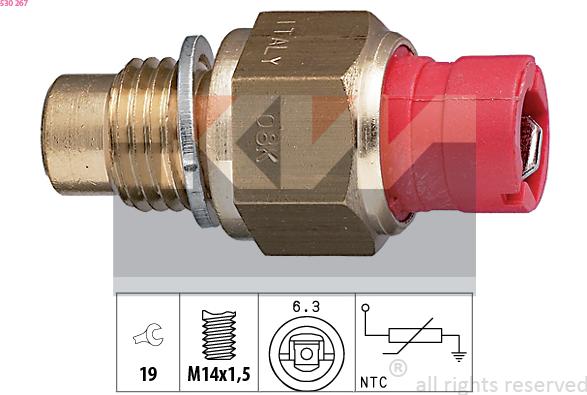 KW 530 267 - Senzor, temperatura ulja www.molydon.hr