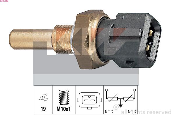 KW 530 229 - Senzor, temperatura rashladne tekućinu www.molydon.hr