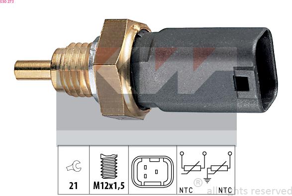 KW 530 273 - Senzor, temperatura rashladne tekućinu www.molydon.hr