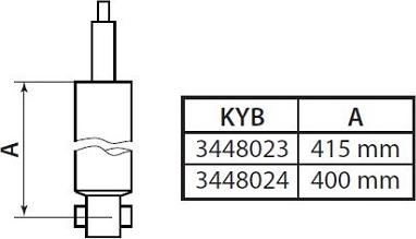 KYB 3448023 - Amortizer www.molydon.hr