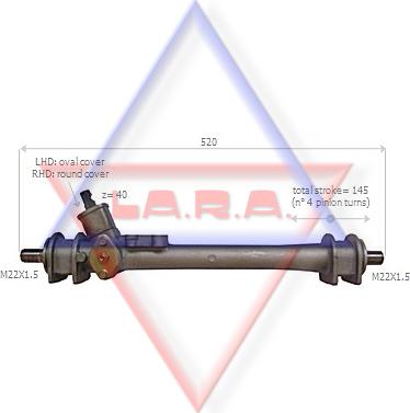 LA.R.A. 400013 - upravljački mehanizam www.molydon.hr