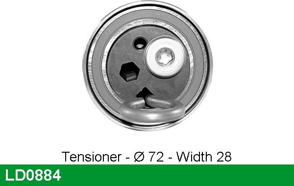 LUCAS LD0884 - Natezač, zupčasti remen  www.molydon.hr