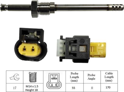 LUCAS LGS6000 - Senzor, temperatura Ispušnih plinova www.molydon.hr