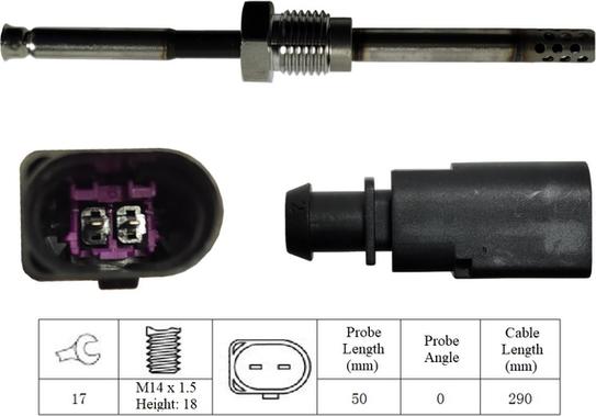 LUCAS LGS7085 - Senzor, temperatura Ispušnih plinova www.molydon.hr