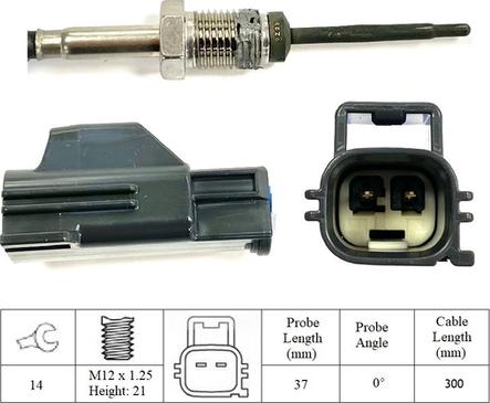 LUCAS LGS7280 - Senzor, temperatura Ispušnih plinova www.molydon.hr