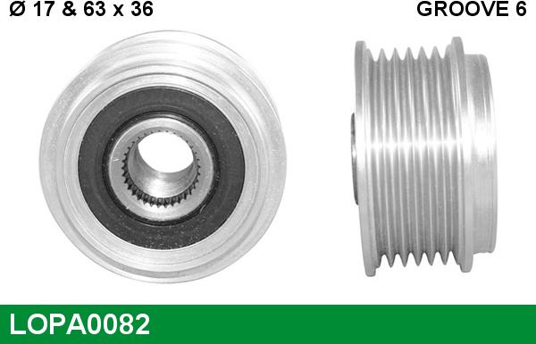 LUCAS LOPA0082 - Remenica, alternator www.molydon.hr