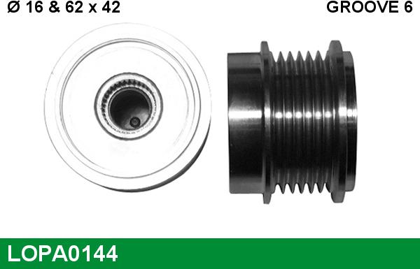 LUCAS LOPA0144 - Remenica, alternator www.molydon.hr