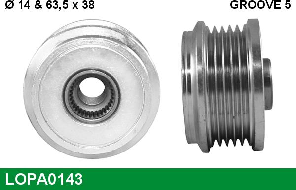 LUCAS LOPA0143 - Remenica, alternator www.molydon.hr