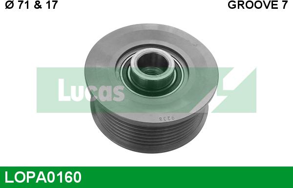 LUCAS LOPA0160 - Remenica, alternator www.molydon.hr