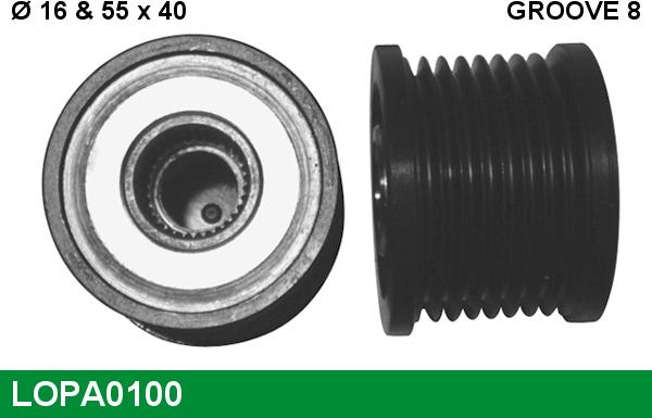 LUCAS LOPA0100 - Remenica, alternator www.molydon.hr