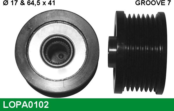 LUCAS LOPA0102 - Remenica, alternator www.molydon.hr