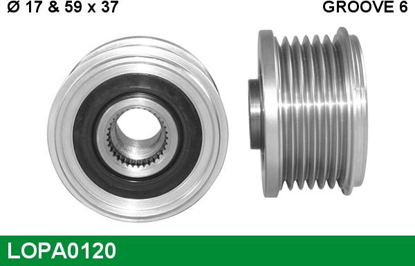 LUCAS LOPA0120 - Remenica, alternator www.molydon.hr