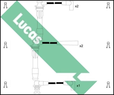 LUCAS LUC4107 - Set kablova za paljenje www.molydon.hr