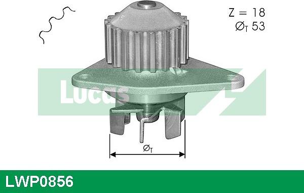 LUCAS LWP0856 - Vodena pumpa www.molydon.hr