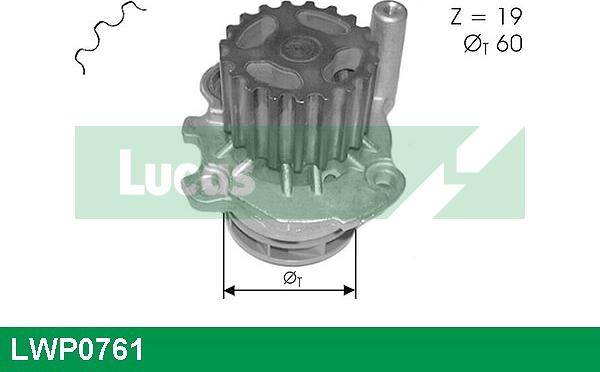 LUCAS LWP0761 - Vodena pumpa www.molydon.hr