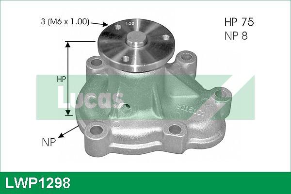 LUCAS LWP1298 - Vodena pumpa www.molydon.hr