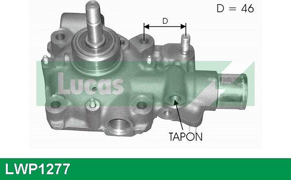 LUCAS LWP1277 - Vodena pumpa www.molydon.hr