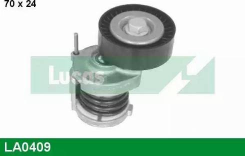 Lucas Engine Drive LA0409 - Natezač remena, klinasti rebrasti remen  www.molydon.hr