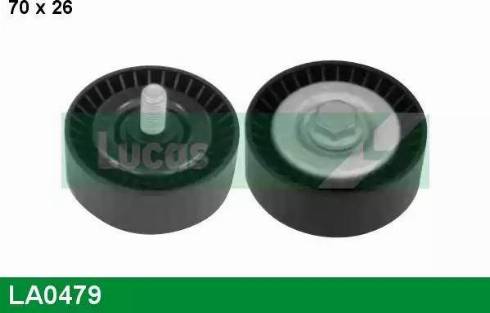 Lucas Engine Drive LA0479 - Vodeći valjak , klinasti rebrasti remen  www.molydon.hr