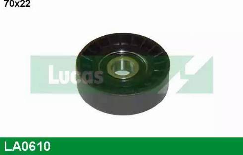 Lucas Engine Drive LA0610 - Vodeći valjak , klinasti rebrasti remen  www.molydon.hr