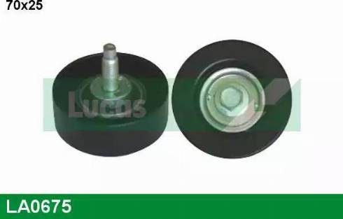 Lucas Engine Drive LA0675 - Vodeći valjak , klinasti rebrasti remen  www.molydon.hr