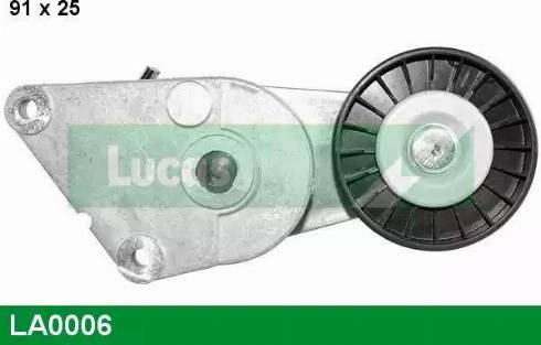 Lucas Engine Drive LA0006 - Natezač remena, klinasti rebrasti remen  www.molydon.hr