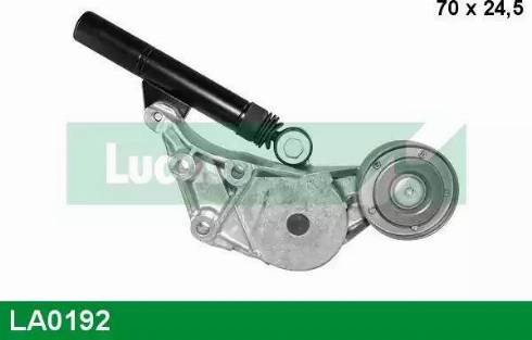 Lucas Engine Drive LA0192 - Natezač remena, klinasti rebrasti remen  www.molydon.hr