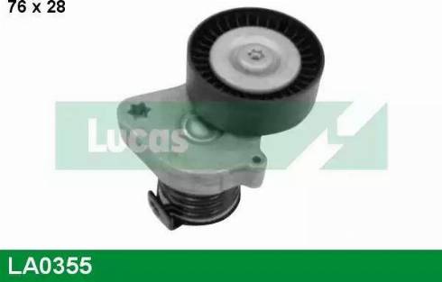 Lucas Engine Drive LA0355 - Natezač remena, klinasti rebrasti remen  www.molydon.hr