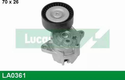 Lucas Engine Drive LA0361 - Natezač remena, klinasti rebrasti remen  www.molydon.hr