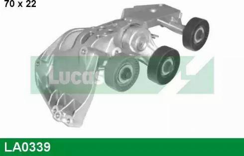 Lucas Engine Drive LA0339 - Natezač remena, klinasti rebrasti remen  www.molydon.hr