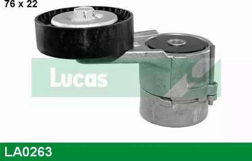 Lucas Engine Drive LA0263 - Natezač remena, klinasti rebrasti remen  www.molydon.hr