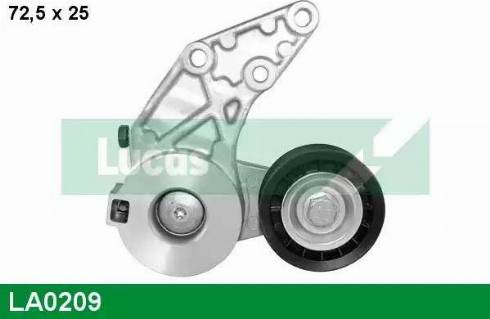 Lucas Engine Drive LA0209 - Vodeći valjak , zupčasti remen  www.molydon.hr