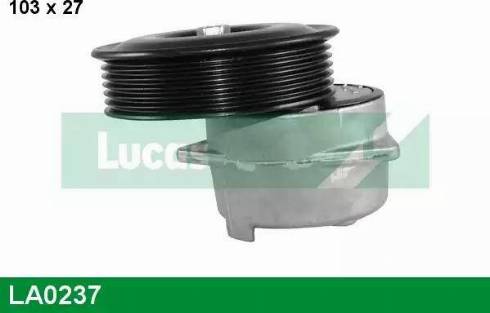 Lucas Engine Drive LA0237 - Natezač remena, klinasti rebrasti remen  www.molydon.hr