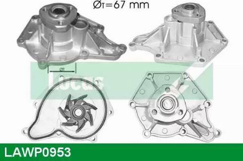 Lucas Engine Drive LAWP0953 - Vodena pumpa www.molydon.hr