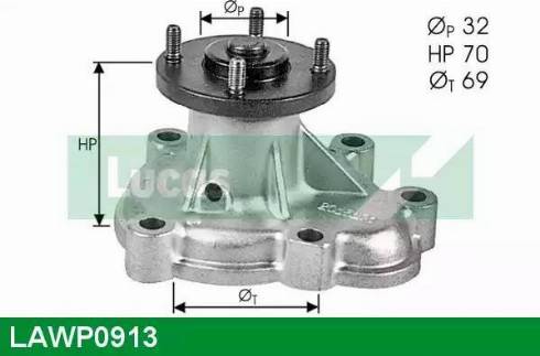 Lucas Engine Drive LAWP0913 - Vodena pumpa www.molydon.hr