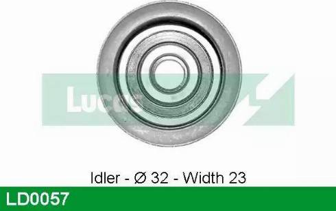 Lucas Engine Drive LD0057 - Natezač, zupčasti remen  www.molydon.hr