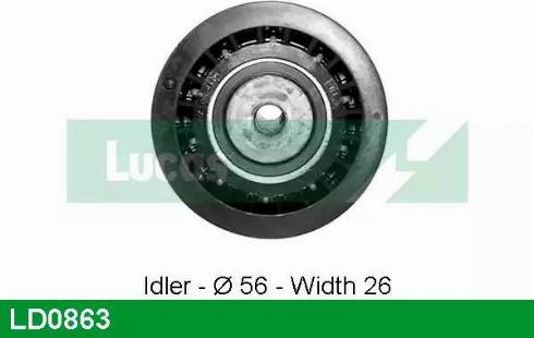 Lucas Engine Drive LD0863 - Natezač, zupčasti remen  www.molydon.hr