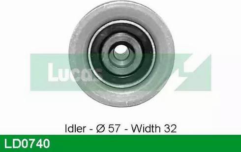 Lucas Engine Drive LD0740 - Natezač, zupčasti remen  www.molydon.hr