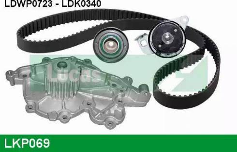 Lucas Engine Drive LKP069 - Vodena pumpa sa kompletom zupčastog remena www.molydon.hr