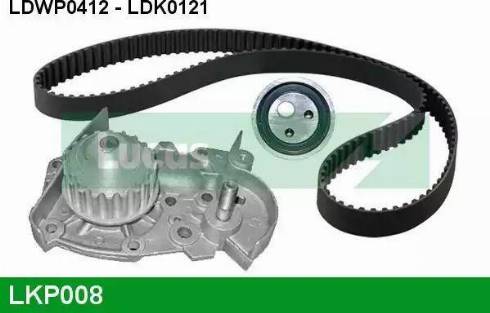 Lucas Engine Drive LKP008 - Vodena pumpa sa kompletom zupčastog remena www.molydon.hr