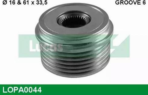 Lucas Engine Drive LOPA0044 - Remenica, alternator www.molydon.hr