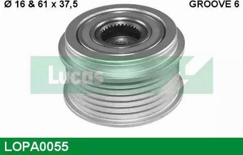 Lucas Engine Drive LOPA0055 - Remenica, alternator www.molydon.hr