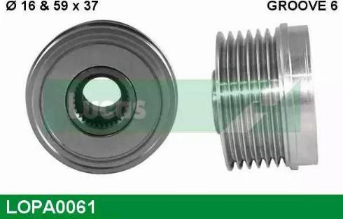 Lucas Engine Drive LOPA0061 - Remenica, alternator www.molydon.hr