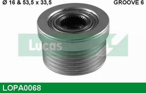 Lucas Engine Drive LOPA0068 - Remenica, alternator www.molydon.hr