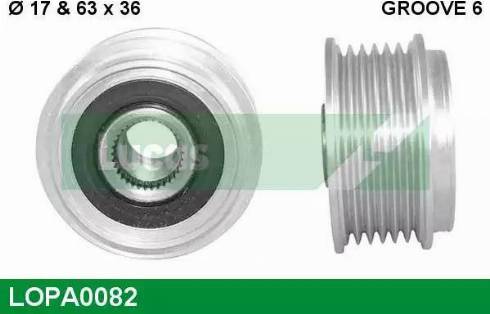 Lucas Engine Drive LOPA0082 - Remenica, alternator www.molydon.hr