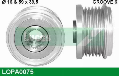 Lucas Engine Drive LOPA0075 - Remenica, alternator www.molydon.hr