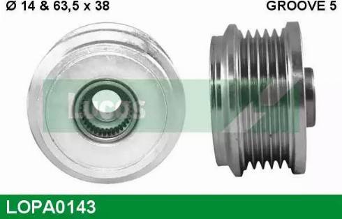 Lucas Engine Drive LOPA0143 - Remenica, alternator www.molydon.hr