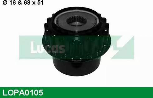 Lucas Engine Drive LOPA0105 - Remenica, alternator www.molydon.hr