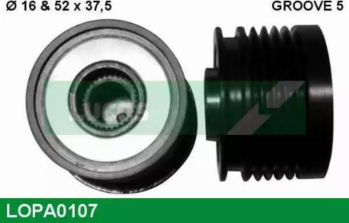 Lucas Engine Drive LOPA0107 - Remenica, alternator www.molydon.hr